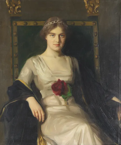 Portrait of Princess Maria Pavlovna of Russia av Bernhard Österman