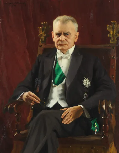 Portrait of the Governor Henning Elmquist av Bernhard Österman