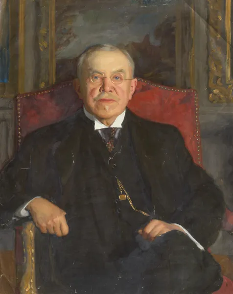 Portrait of the manufacturer M. C. Håkansson av Bernhard Österman