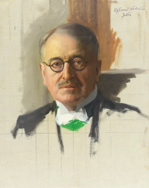 Sketch, Lieutenant Artur Bäckström av Bernhard Österman