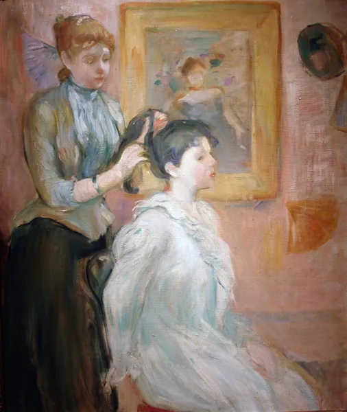 La Coiffure av Berthe Morisot