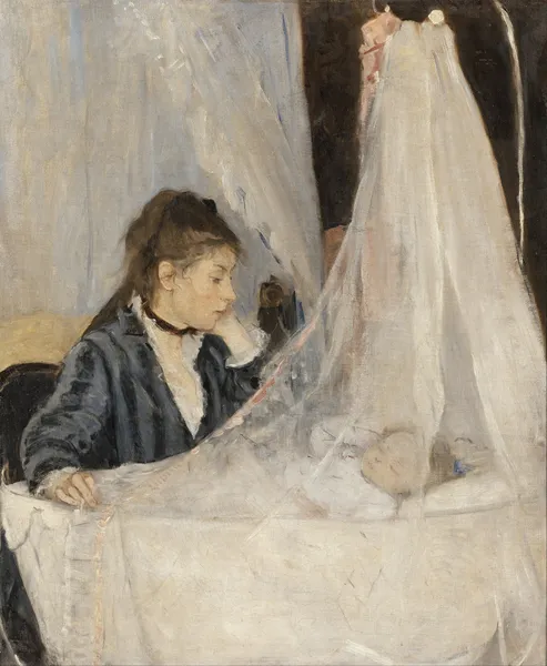 The Cradle av Berthe Morisot