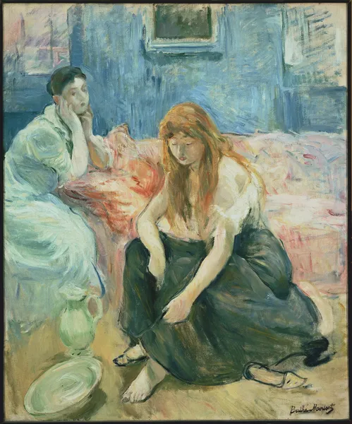Two Girls av Berthe Morisot