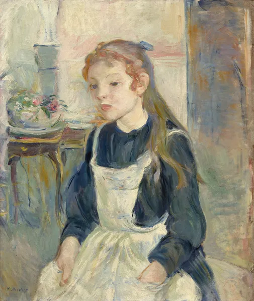 Young Girl with an Apron av Berthe Morisot