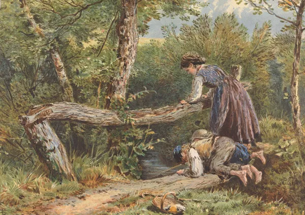 Young Fishermen av Myles Birket Foster