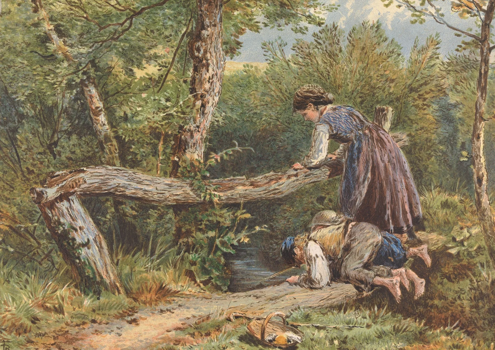 Young Fishermen av Myles Birket Foster