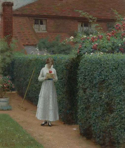 Le billet doux av Edmund Blair Leighton