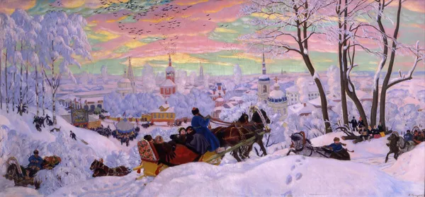 Shrovetide av Boris Kustodiev