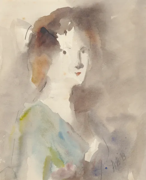 Portrait of a Woman av Hercules Brabazon Brabazon