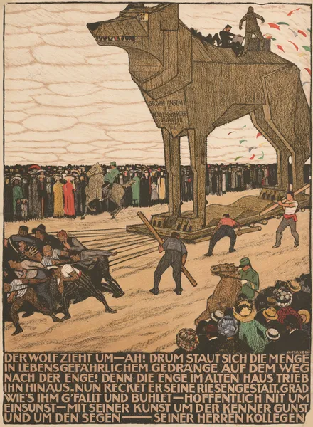 Der Wolf zieht um av Burkhard Mangold