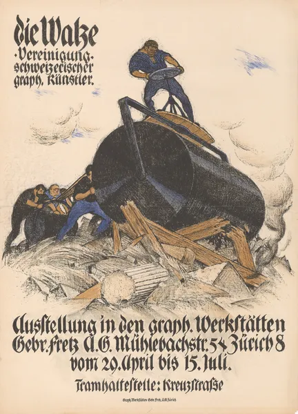 Die Walze – Vereinigung schweizerischer graph. Künstler av Burkhard Mangold