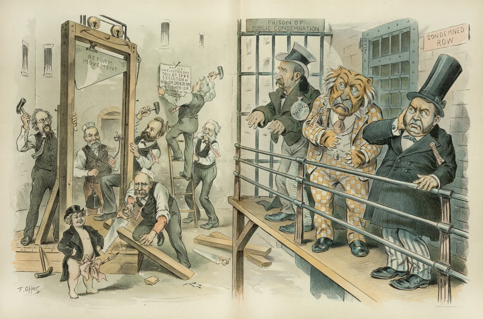 Condemned to die av Frederick Burr Opper