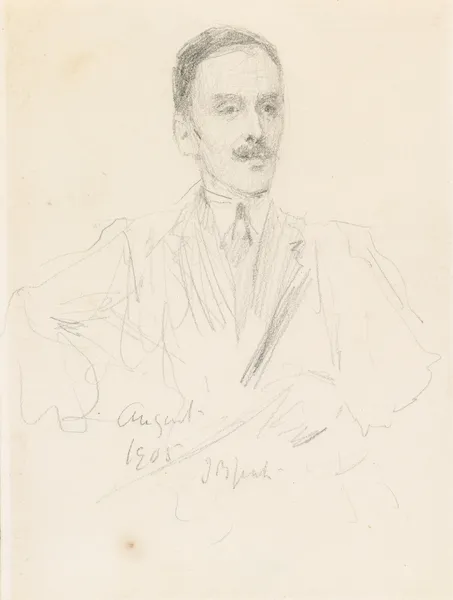 Sir Hugh Lane (1875-1915), later Director of the National Gallery of Ireland av John Butler Yeats