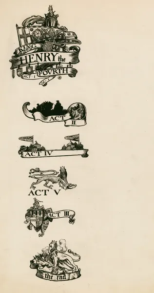 Henry IV, part 1; Headings av Byam Shaw