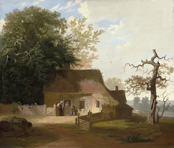 Cottage Scenery av George Caleb Bingham