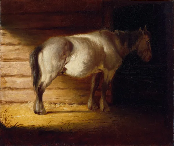 Old Field Horse av George Caleb Bingham