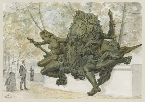 Armes de Russie du Pont Alexandre III av Camille Piton