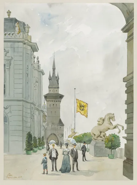 Pavillon de l’Autriche-Hongrie av Camille Piton