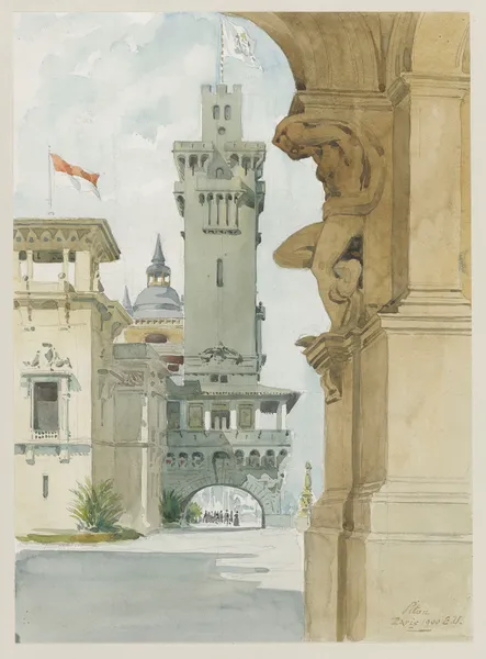 Pavillons de Monaco et de l’Espagne av Camille Piton