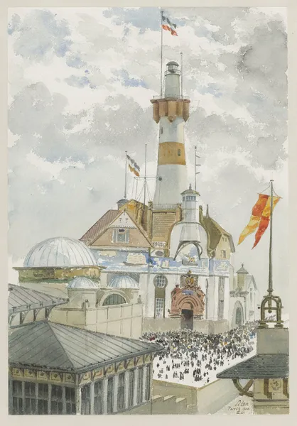 Phare de Roter Sand (Allemagne) av Camille Piton