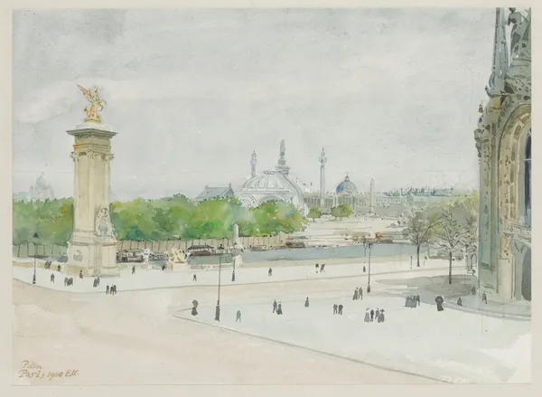Porte Binet vue des Invalides av Camille Piton