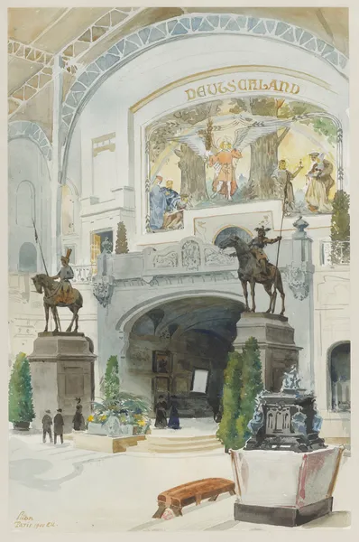 Section allemande aux Invalides av Camille Piton