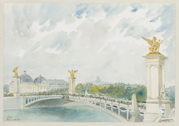 Vue d’ensemble du Pont Alexandre III av Camille Piton