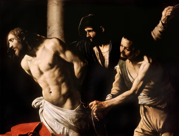 Christ at the Column av Caravaggio