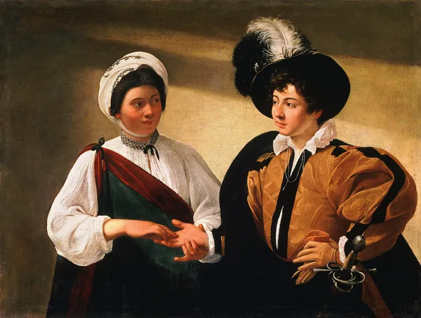 The Fortune Teller av Caravaggio