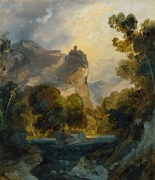 Italian Landscape av Carl Blechen