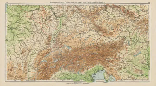 Süddeutschland, Österreich, Schweiz und östliches Frankreich av Carl Diercke