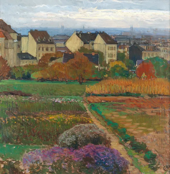 Döbling Wien av Carl Moll