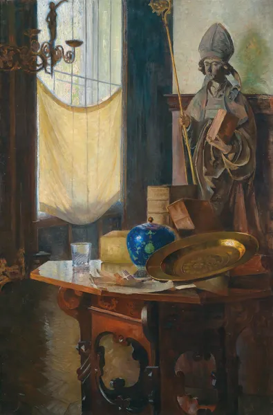 View of the studio av Carl Moll