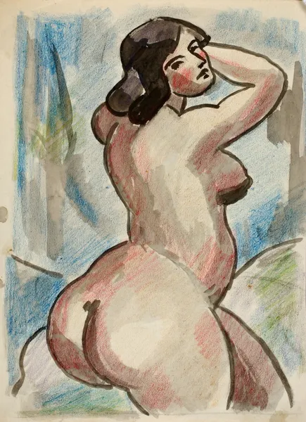 Female Nude 3 av Carl Newman
