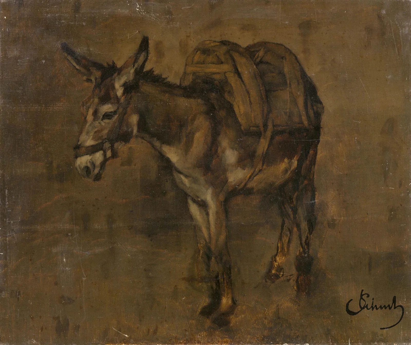 Esel av Carl Schuch