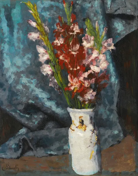 Gladioli av Carl Schuch