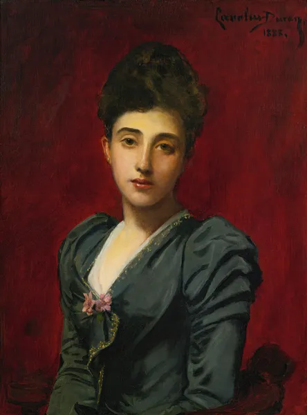 Portrait Of The Countess Lily De Roussy De Sales av Carolus-Duran