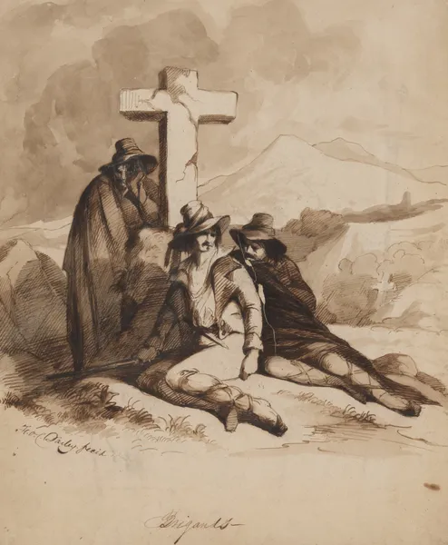 Brigands av Felix Octavius Carr Darley