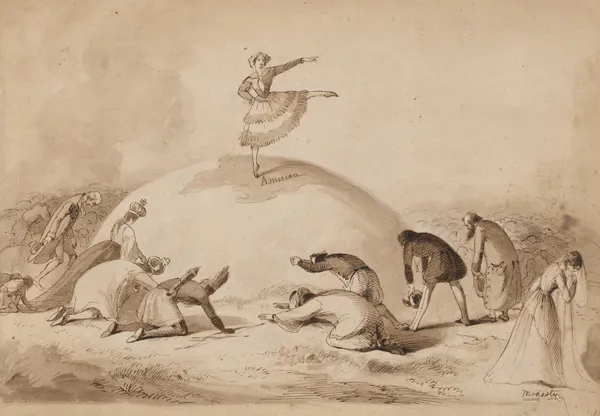 Fanny Elssler av Felix Octavius Carr Darley