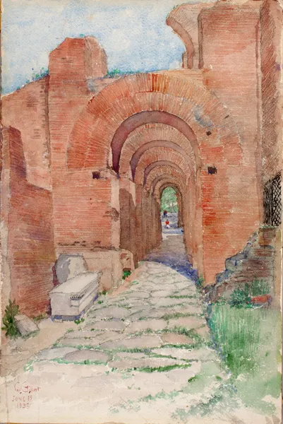 Arches of Palace of Nero av Cass Gilbert