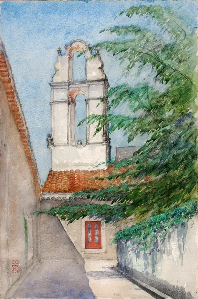 Bell Tower, Hotel San Dominico (Old Monastery, Taormina, Sicily) av Cass Gilbert