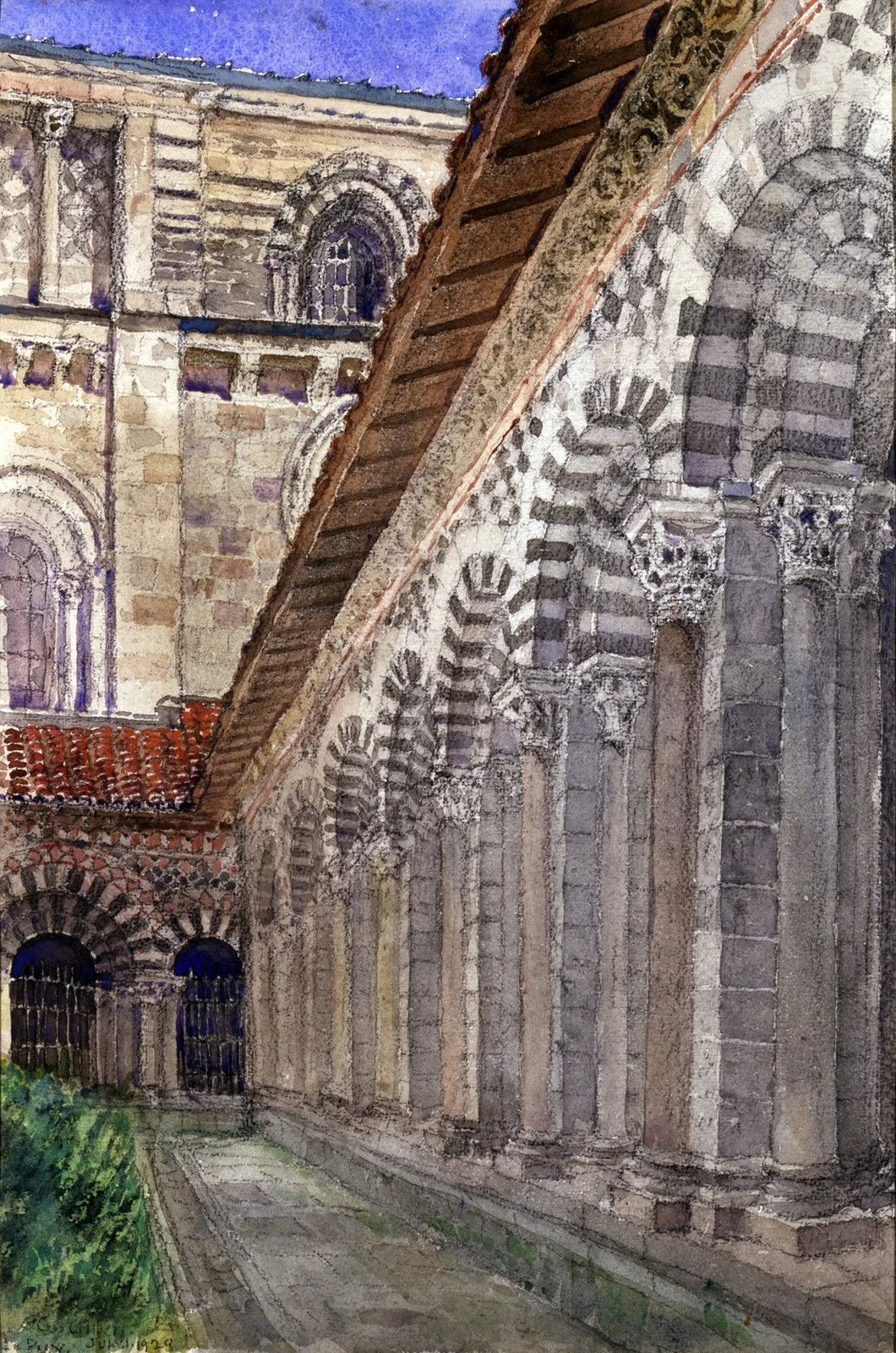 Cathedral Cloister at Le Puy av Cass Gilbert