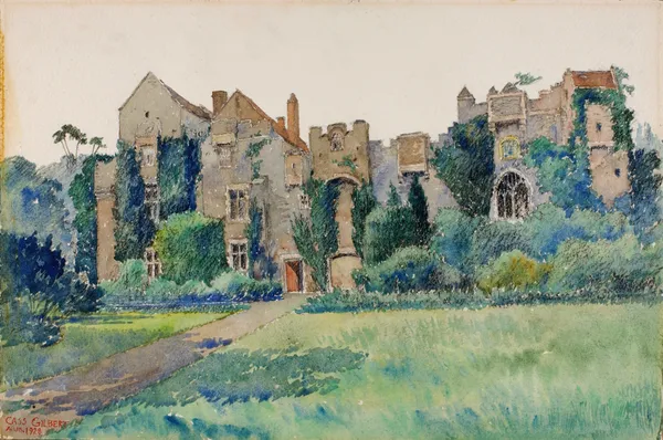 Compton Castle, Devonshire, England av Cass Gilbert