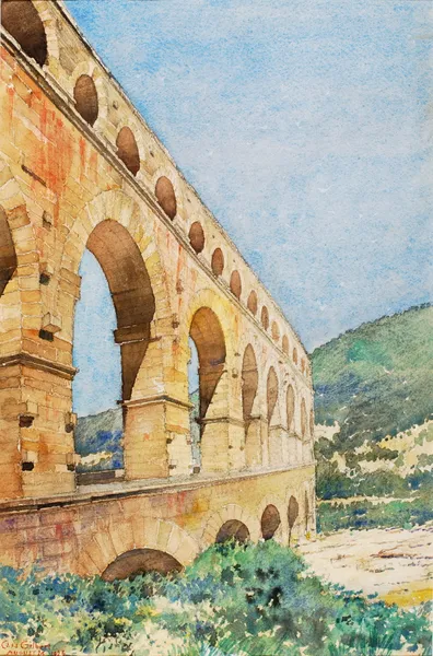 Pont du Gard, France av Cass Gilbert