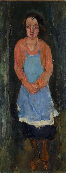 Cook in Blue Apron av Chaïm Soutine