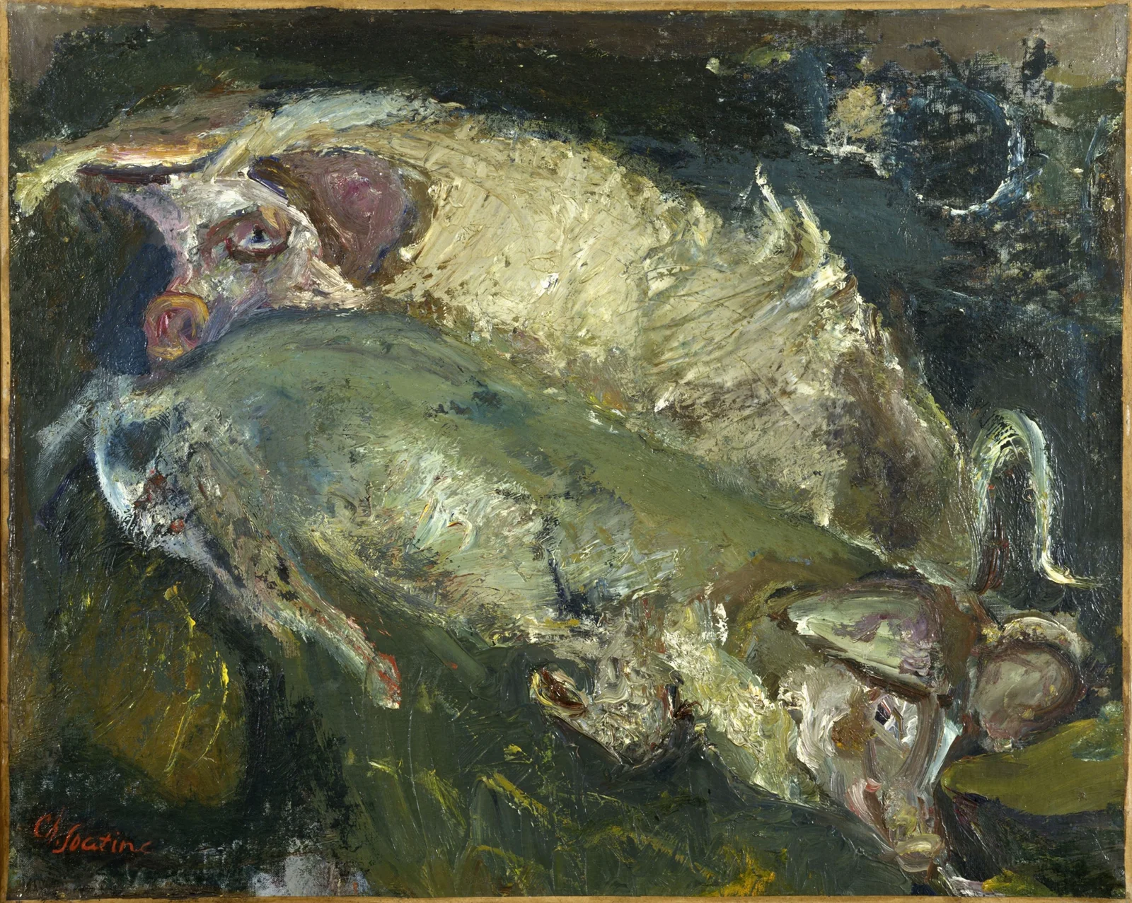 Les porcs av Chaïm Soutine