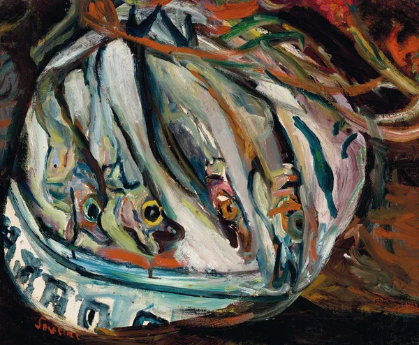 Nature morte aux poissons av Chaïm Soutine