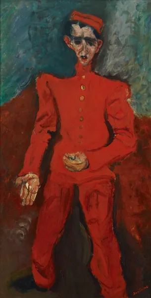 Page Boy at Maxim’s av Chaïm Soutine