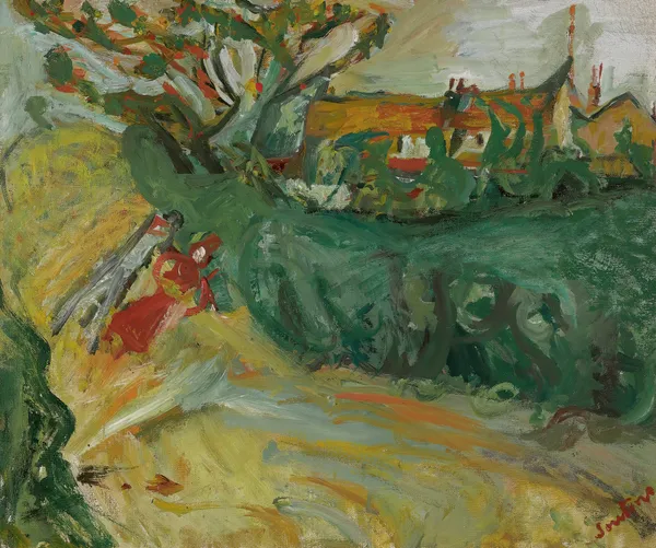 Promenade Auprès Du Village av Chaïm Soutine