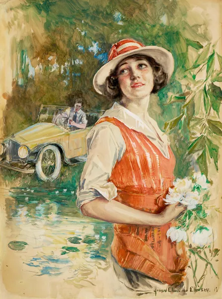 Happy Motoring (The Happy Ending) av Howard Chandler Christy